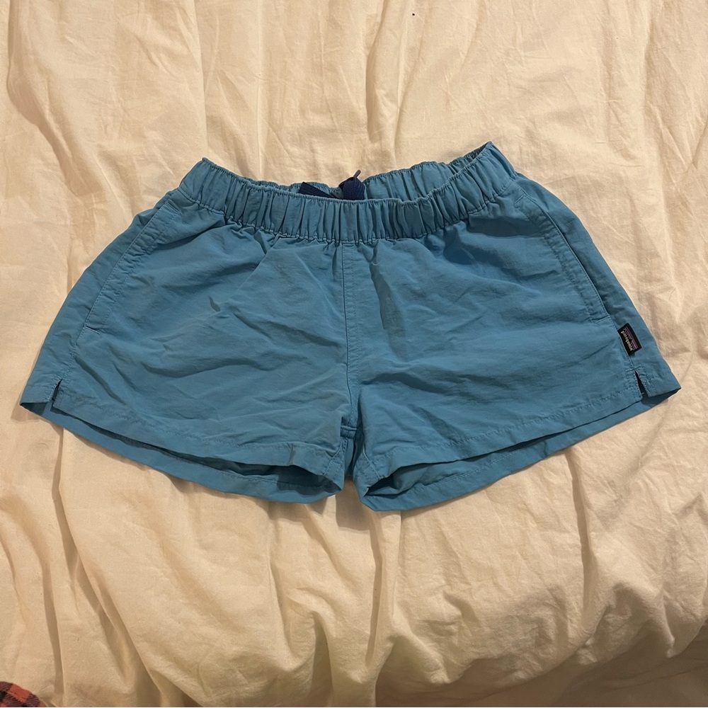 Patagonia Light Blue Athletic Shorts